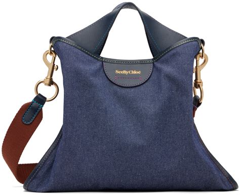 see by chloe beach bag|see by chloe denim bag.